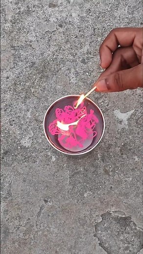 Fire In Water With Nail polish 💅 #Labox_Official