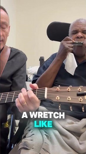 Guitar & Harmonica Duet – Amazing Grace (Live at a Senior Home)