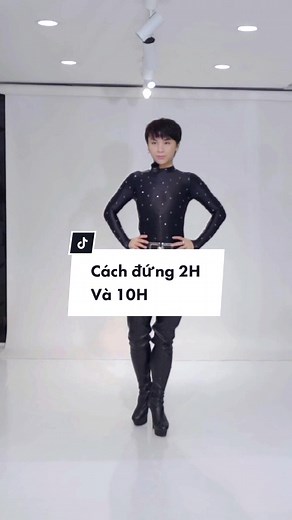 Cách đứng 2H và 10H #dhacademy #duchiencatwalk #coach #fyp #learnontiktok #catwalk