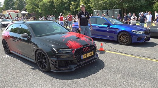 Audi ABT RS4-R Avant B9 vs BMW M5 F90 – German Power Showdown!