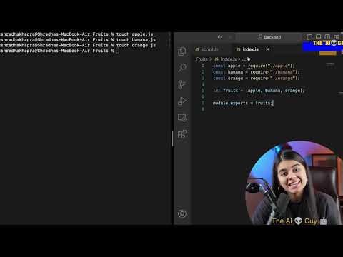 💻 How to Export & Import Files from Folders in Node.js | Backend Series ‪@The_AI_gUi‬