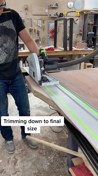 Final Cut. #liveedgetable #woodworking #woodtok #cool