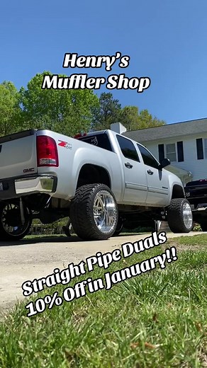 January Special: 10% Off Straight Pipe Duals at Henry’s