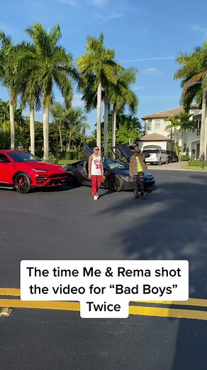 Behind the Scenes: Rema x Rvssian Shoot 'Bad Boys' Video