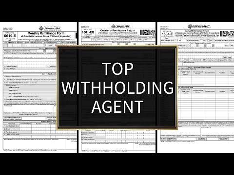 How to SELECT BIR Top Withholding Agent in 2023 (1% and 2% Withholding Taxes) 🤔