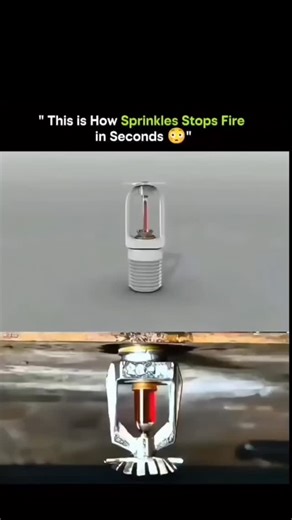war.io.1 | This is how a springless fire-stopping system can stop fire in seconds. 🔥🛑 No motors. No springs. No human input. Just smart materials... | Instagram