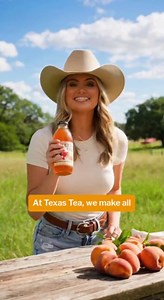 Texas Tea SLIM Fredericksburg Diet Peach Tea – Zero Calories, Reduced Sugar Organic Black Tea with Real Texas Peaches, Small-Batch Brewed, 12-Pack 16oz Glass Bottles, Southern Sweet Iced Tea