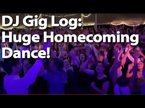 DJ Gig Log: Massive high school hoco / homecoming dance!