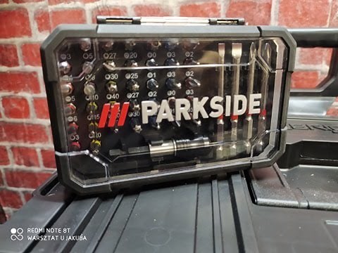 Zestaw Bitów do wkrętarki Parkside