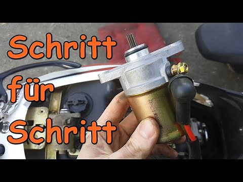 Changing the starter motor on a scooter - simple instructions for beginners