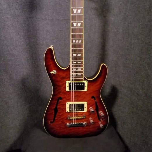 Schecter 2003 C-1 E/A Dark Vintage Sunburst Pre-Owned (273)...mooreguitars.com