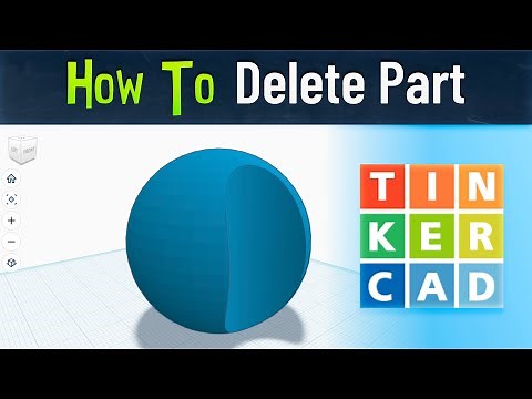 How to Delete Part of an Object in Tinkercad