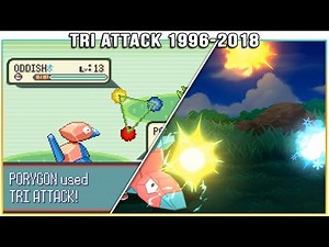 Evolution of Tri Attack - Pokémon Moves (1996-2018)