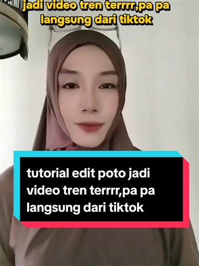 Tutorial Edit Foto Jadi Video Tren TikTok (Efek Foto Bergerak)