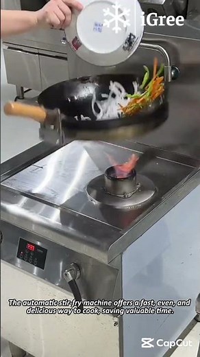 Automatic stir-fry machine - A great assistant for the modern kitchen