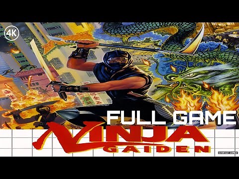 Ninja Gaiden – Gameplay Walkthrough FULL GAME | Sega Master System [4K 60FPS]