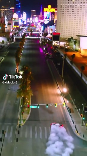 Ken Block Electric Drift Car Takes on Las Vegas Streets