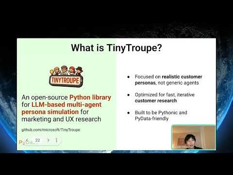 Hajime Takeda - TinyTroupe Enhancing Marketing Insights through LLM- PyData Global 2025