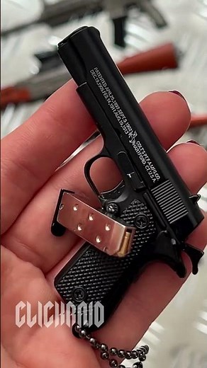 Colt M1911 Keychain - Black Edition 8 #miniature #csgo #military #shorts #toys #outdoors