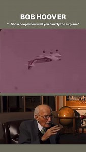 Sara Jane🛩️ on Instagram: "Interview of Bob Hoover can be found on YouTube shared by the National Museum of The US Airforce. Footage I overlayed is of Bob flying the commander 114, the shrike commander, and Sabreliner."