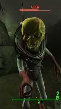 Disarming Alien | Fallout 4 #alien #ufo #fallout4 #disarm #npc