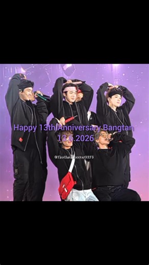 Happy 13th Anniversary BTS💜 #bts #arirang #army #trending #shorts #1million