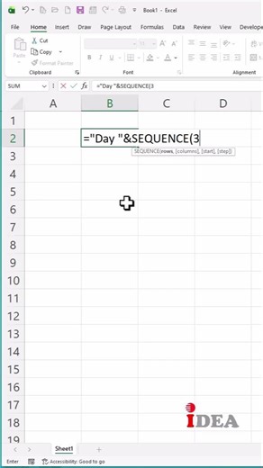 Excel Formulas hack | Microsoft excel for beginners | Excel SEQUENCE Trick You Must Know | #excel