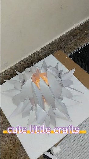 DIY Lotus Temple Model 🌸 | Paper Craft | Easy School Project | Glowing Lotus Temple #craft #diy