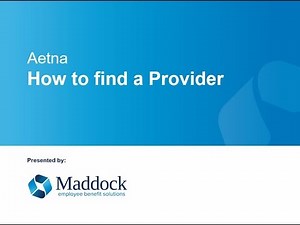 Aetna Provider Lookup