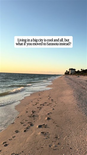 The case for trading the grind for the Gulf Coast lifestyle. Comment GUIDE and I’ll send you my Moving to Sarasota Guide. Here’s the thing about Sarasota. You don’t give up the lifestyle you love. You just trade the stress for this: Morning coffee from Project Coffee without the line Beach walks on Lido Key instead of crowded sidewalks Dinner downtown on Main Street where reservations aren’t a battle Saturday mornings at the Sarasota Farmers Market Space. Quiet. And a pace that actually feels go