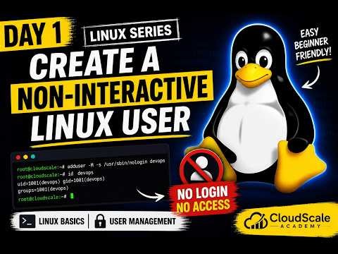 Linux User Management: Create Non-Interactive Users