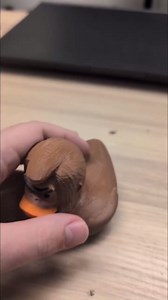 Bigfoot Sasquatch Duck Figurine - Cryptid Creature Collectible for Desk & Shelf Display | Mythical Legend Gift for Adults - 3D Printed in Canada