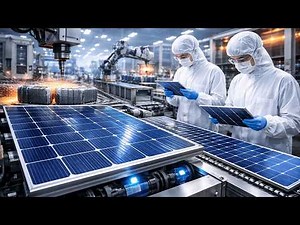 Solar Panel Manufacturing Process | How Solar Panels Are Made Inside the Factory