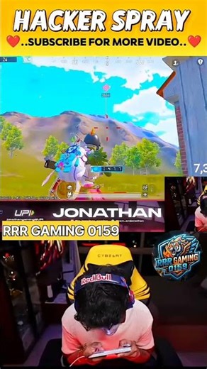 Jonathan Gaming God Level Hacker Spray! 😱🔥‪@JONATHANGAMINGYT‬ #BGMI #shorts #hacker #jonathan
