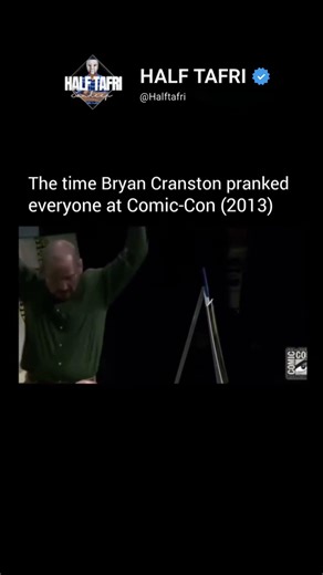 Bryan Cranston's Insane Prank! 🎭🔥 #BreakingBad #ComicCon #WalterWhite #USA #Viral #Shorts #Trending