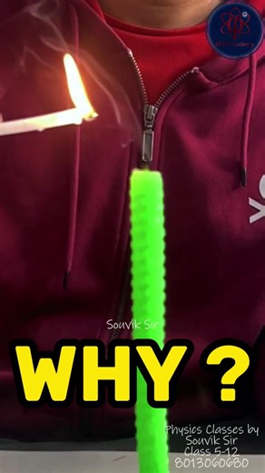 The Traveling Flame Trick Explained! 🕯️🔥 #physicsshorts