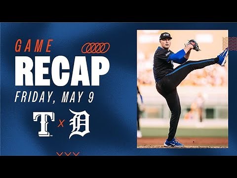 Game Highlights: Tarik Skubal Dominates Striking Out 12 in Tigers Win vs. Rangers | 5/9/25