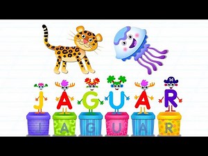 Bini ABC Reading Academy - Letter J - JAGUAR, JELLYFISH | Bini Bambini Games