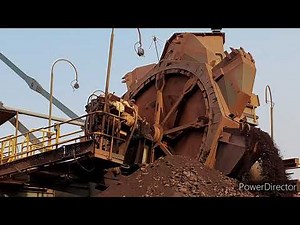 BUCKET WHEEL RECLAIMER - IRON ORE MINING