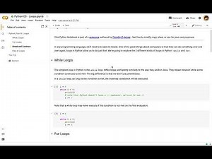 CS1520 Lecture 02c: Python Loops in Colab - while, for, and the range function