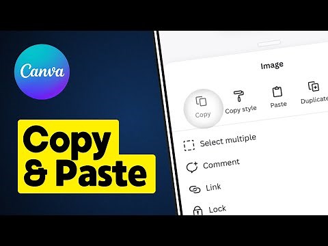How to Copy & Paste on Canva