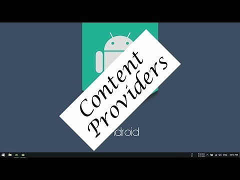Android Tutorial (Kotlin) - 39 - Content Provider