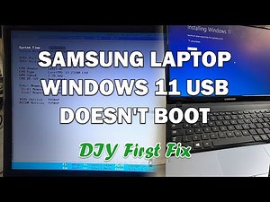 Samsung Windows 11 USB Boot Problem *DIY FIX* in English