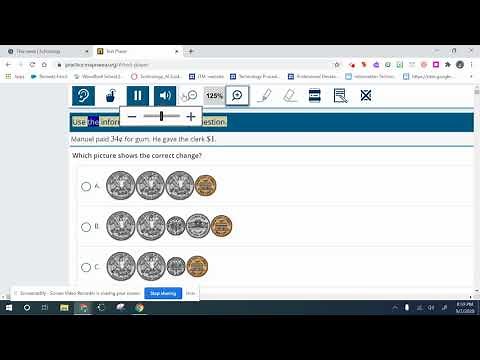 5th/6th grade MAP practice instructions