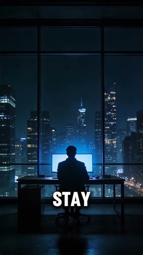 Discipline keeps you in the office long after everyone leaves.