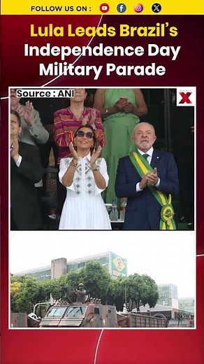 #watch | Brazil’s Lula Leads Independence Day Military Parade Ahead Of Crucial October Election