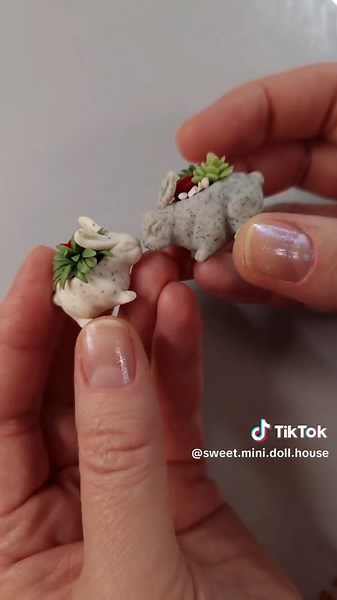 DIY Easter Rabbit Pot Tutorial with Fimo Clay