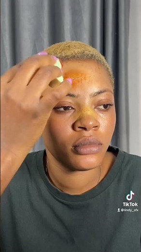 How to create fake wound with scar wax| Special effect makeup for beginners 2022