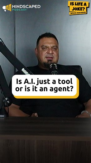 If AI is just a super fast computer that can analyse and process information in seconds is not just a tool? Or is it a created agent or entity that is unpredictable and has a