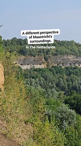 Maastricht isn't just about the city center – look at this fascinating view! The Sint Pietersberg has so much history. #netherlands #maastricht #landscape | In The Netherlands